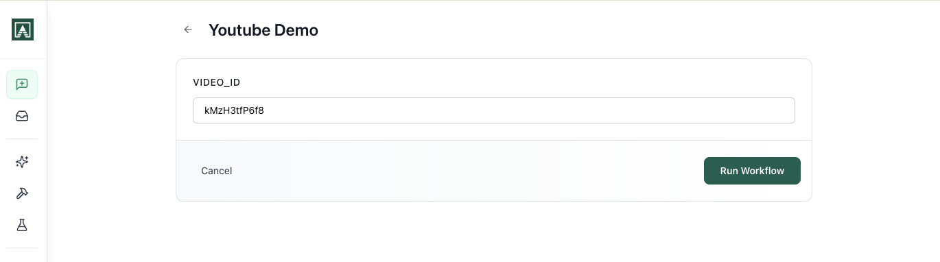 Chat launcher demo